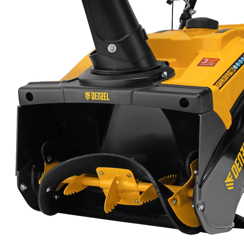 Бензиновая снегоуборочная машина Denzel SB 460 Sled 97648, 99cc, лыжи ручной старт в Угличе