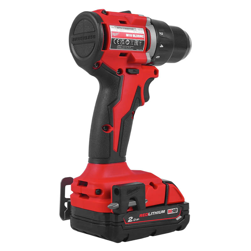 Аккумуляторная дрель/шуруповерт Milwaukee M18 BLDDRC-202C 4933464317, б/щет., 18В, 2х2А*ч/Li-Ion, 60,5 Н*м, 0-550/0-1700 об./мин., кейс   в Иваново