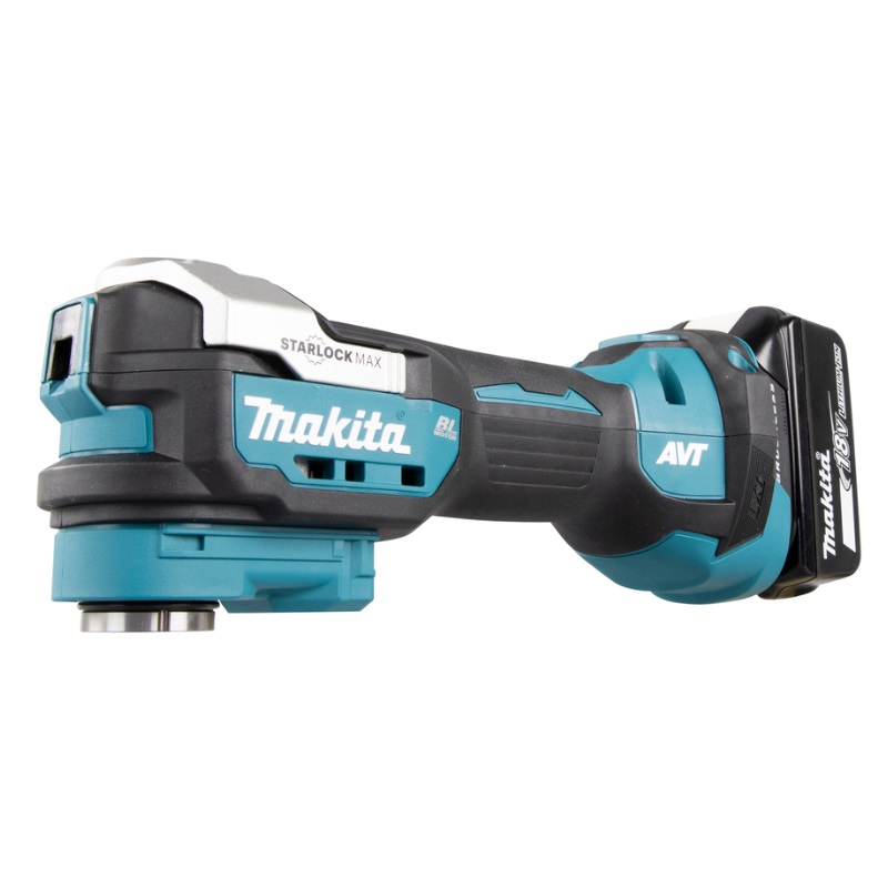 Аккумуляторный многофункциональный инструмент Makita DTM52RTJX1 (2xАКБ 5,0 Ач, быстрое ЗУ, с набором оснастки) в Кинешме