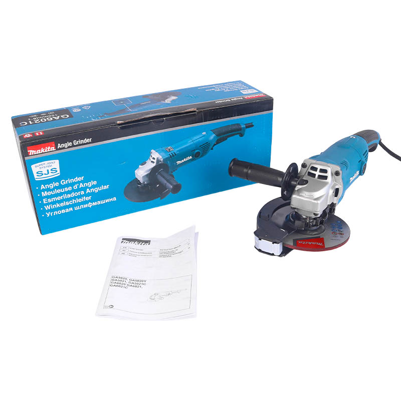Угловая шлифмашина (болгарка) Makita GA6021C, 150 мм, 1450 Вт, плавный пуск в Коврове