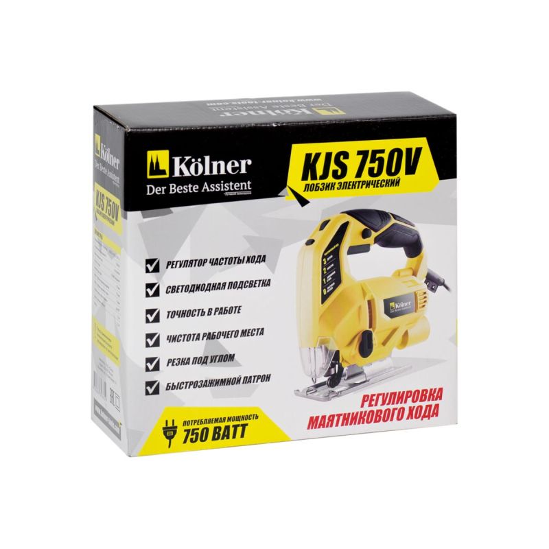 Электрический лобзик Kolner KJS 750V