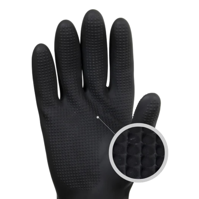 Латексные химостойкие перчатки Jeta Safety JCH-601-09-L, 50/50, кщс-2, 0.35 мм, р.9/l в Туле