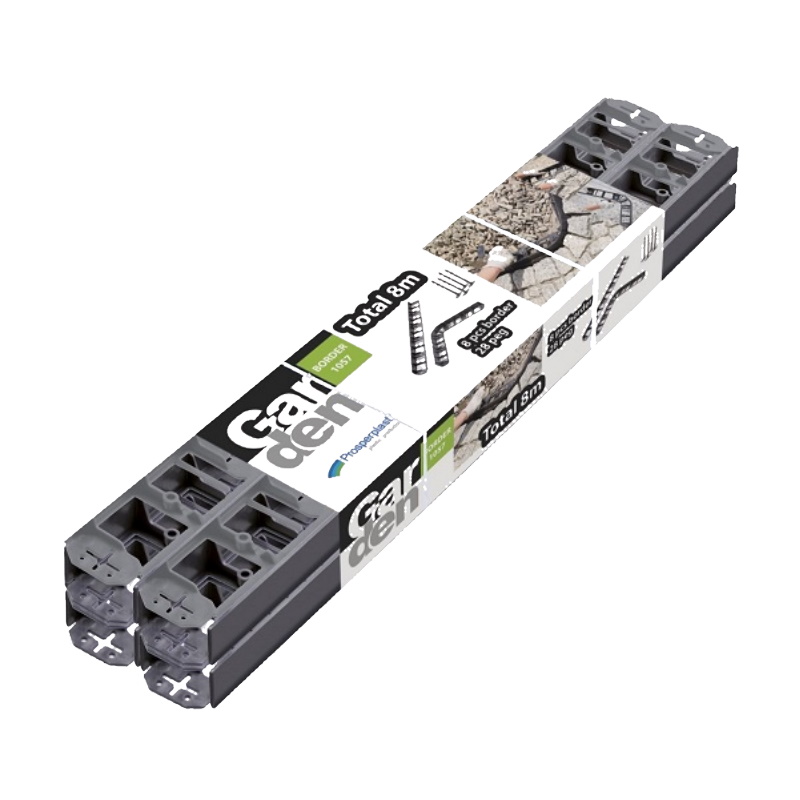 Бордюр садовый Prosperplast IB1057-S411, Border 5.7см/8м, антрацит в Муроме