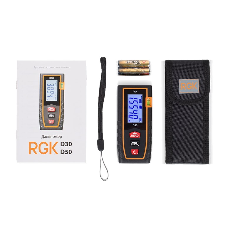 Лазерный дальномер с красным лучом RGK D50 4610011871825 в Туле