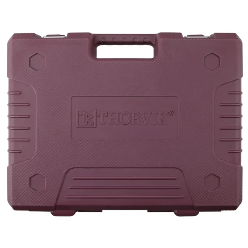 Набор инструмента универсальный Thorvik TS082/12 054008, 1/4", 1/2"DR с головками торцевыми 12-гранными, 82 предмета в Муроме