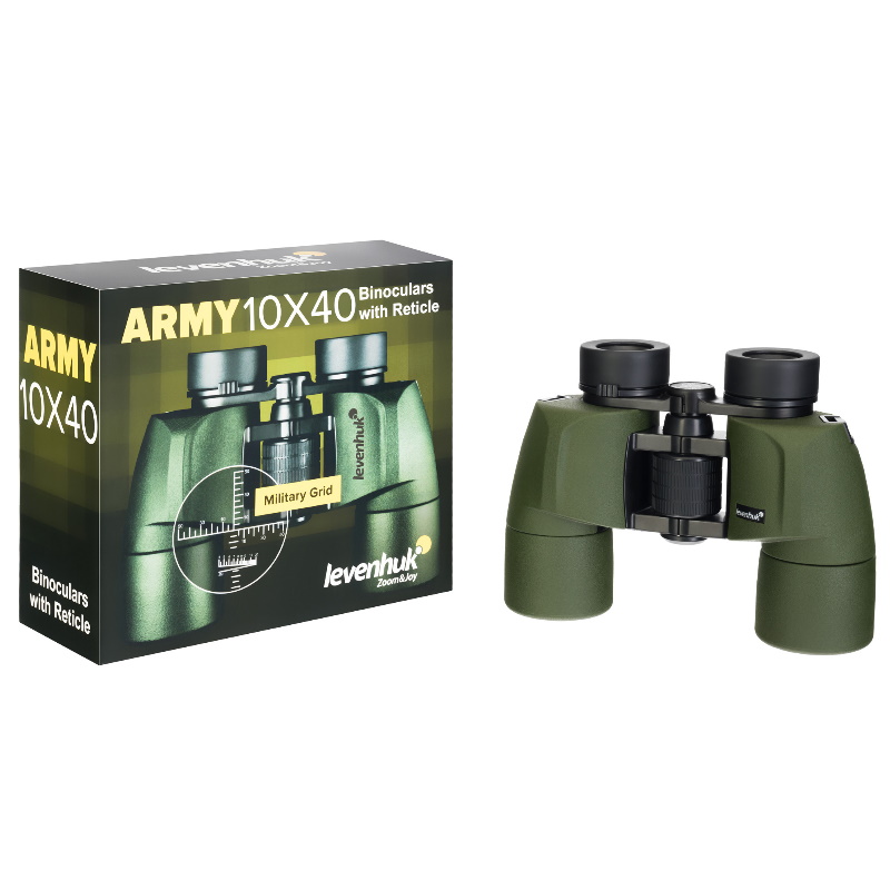 Бинокль Levenhuk Army 81932, 10x40, с сеткой