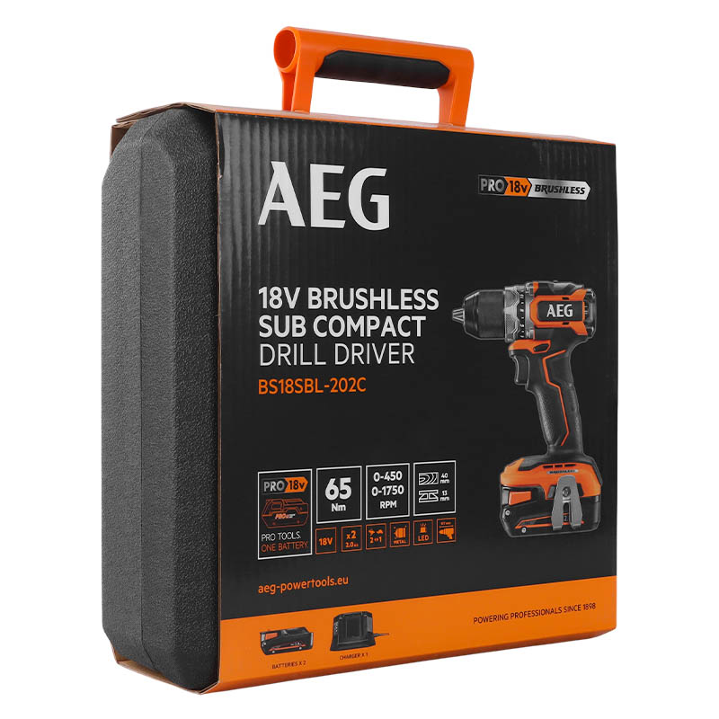 Дрель-шуруповерт AEG BS18SBL-202C 4935472277 в Иваново