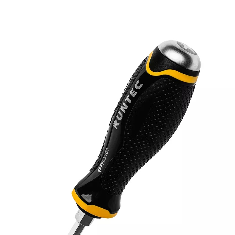 Отвертка Runtec RT-SD3PH2x100, PH2 x 100 мм, CrV, усиленная со сквозным стержнем в Муроме