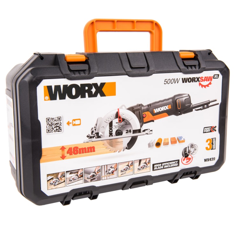 Компактная дисковая пила Worx WX439, 480 Вт, 120 мм, кейс в Иваново