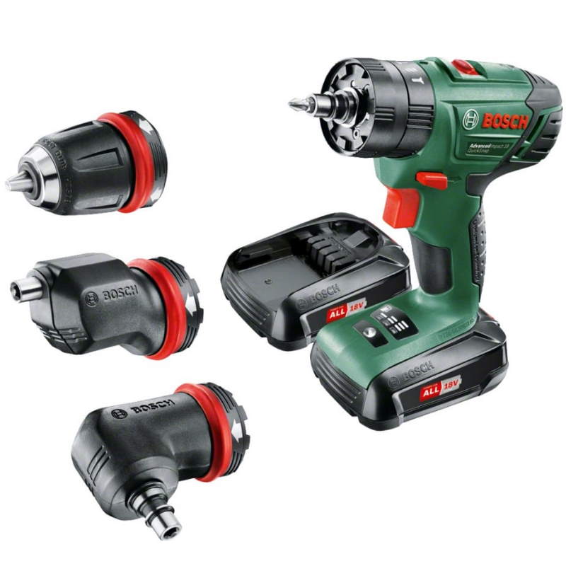 Аккумуляторная ударная дрель-шуруповерт Bosch AdvancedImpact 18 QuickSnap 06039A3401 в Твери