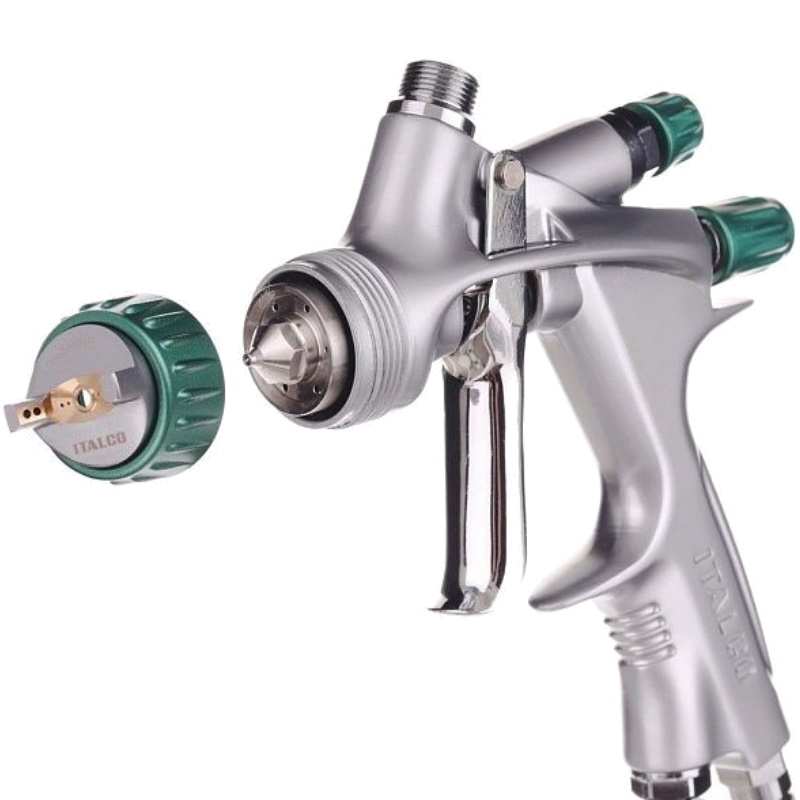 Краскопульт Italco MINI SHINE 39868, 1.0 mm, HVLP, 141-198 л/мин, 1.5 бар, пятно 170 мм, 0.25 л в Туле