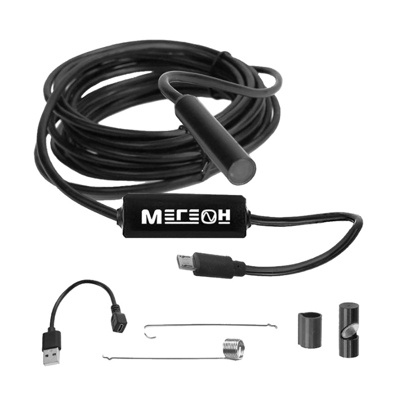 Видеоскоп-Эндоскоп Мегеон 33021 00000006372, USB, 2м в Туле