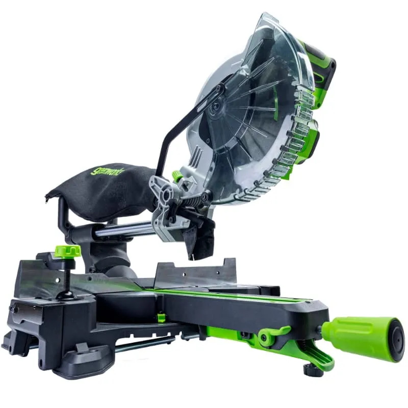 Торцовочная пила Greenworks GD24MS216 1501707UG, 24V, б/щ, 4800 об/мин, 216x30 мм, рез 65х310 мм, с 1хАКБ 5Ач и ЗУ в Муроме