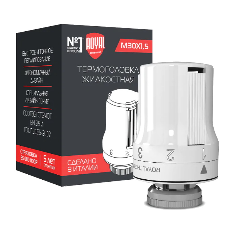 Термоголовка жидкостная Royal Thermo НС-1050904, M30 x 1,5 во Владимире
