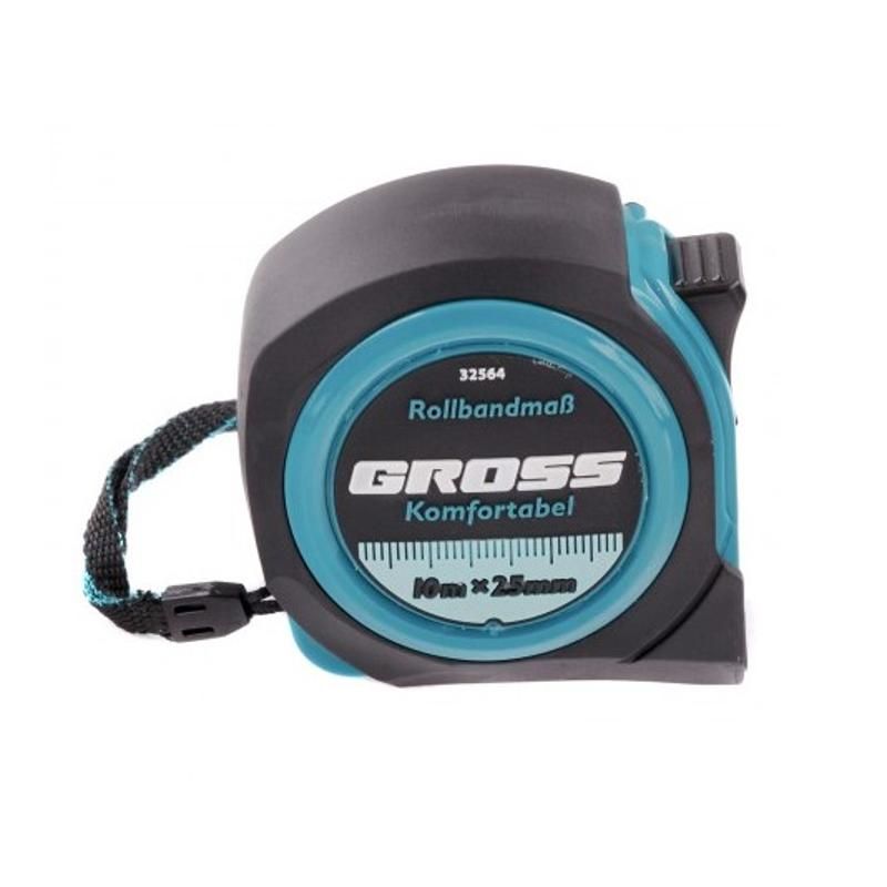 Рулетка Gross "Komfortabel" 32564 (10 м, 25 мм)