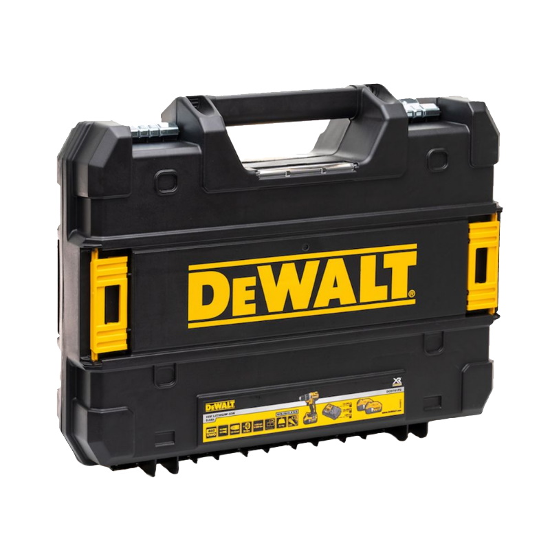 Дрель-шуруповерт аккумуляторная DeWalt DCD791P2 (70 Нм, 18 В, 2 АКБ 5 Ач, ЗУ, кейс)