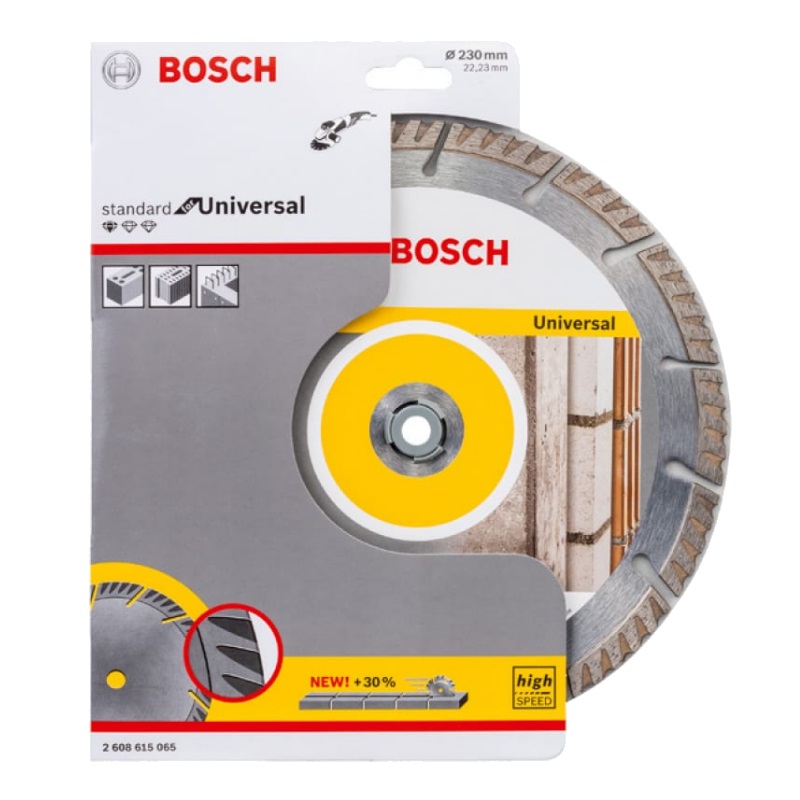 Алмазный диск для сухой резки Bosch Standard for Universal 2.608.615.065 (230x22,2 мм) в Иваново