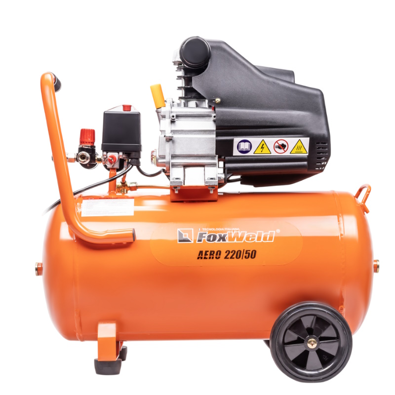 Компрессор масляный коаксиальный FoxWeld AERO 220/50 5071