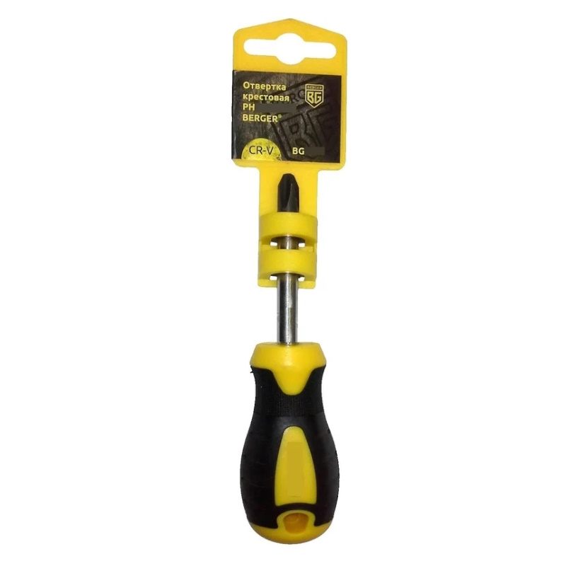 Отвертка крестовая Berger BG1050, PH2х38 мм  в Коврове