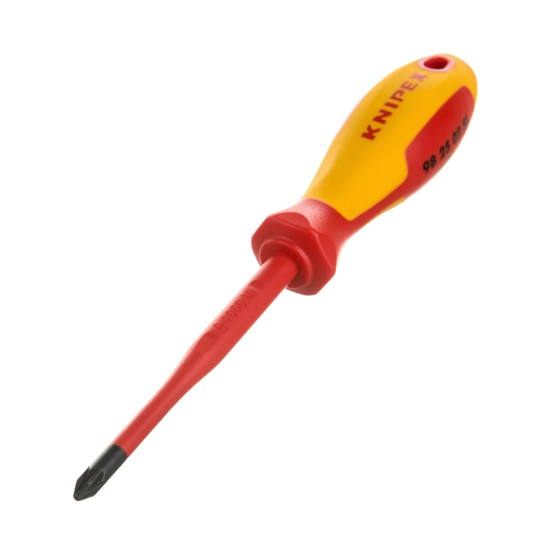Отвертка тонкая Knipex KN-982502SL, Pozidriv®, PZ2, 100мм, до 1000V в Коврове