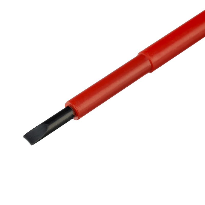 Отвертка Сибртех 12932, диэлектрическая, SL4*100mm, CrV, до 1000В, двухкомпонентная рукоятка  в Угличе