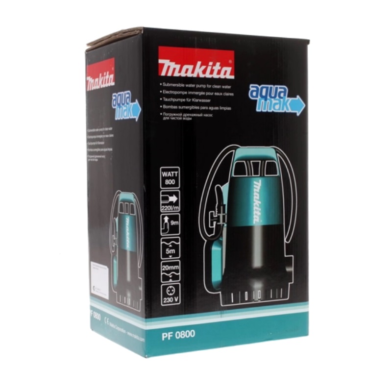 Погружной насос Makita PF0800 (макс. диаметр твердых частиц 5 мм, вес нетто 4.6 кг) в Угличе