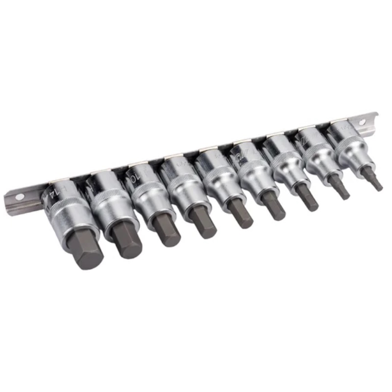 Набор бит-головок JTC H409H, 1/2", HEX H4-H14, 9 предметов в Ярославле