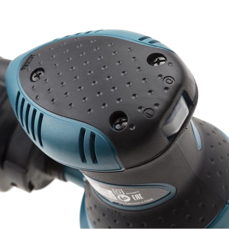 Эксцентриковая шлифмашина по дереву Makita BO5030 (электрическая, вес 1,3 кг, работа с пылесосом, диск 125 мм)