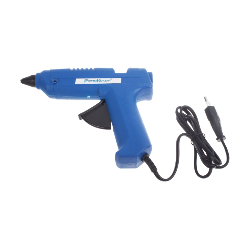 Пистолет клеевой РемоКолор professional 90-1-005, 60 Вт, стержень 11 мм, 2 шт. в комплекте, расход 8-10 г/мин, кабель 1,2 м в Твери