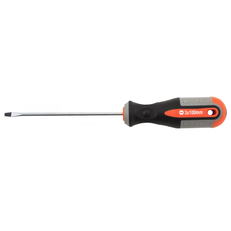 Отвертка стержневая шлицевая Ombra ROUND GRIP 750310, SL3x100 мм в Туле