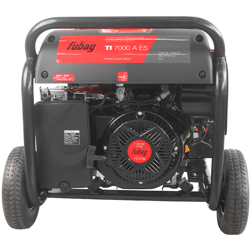 Электростанция инверторная Fubag TI 7000 A ES с электростартером и коннектором автоматики (6.5 кВт)