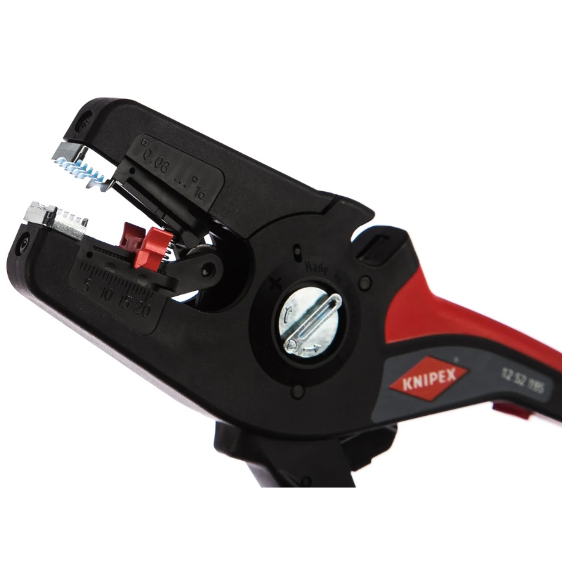 Стриппер автоматический Knipex PreciStrip 16 KN-1252195SB, 0.08-16 мм² AWG 28-6, 195 мм  в Череповце