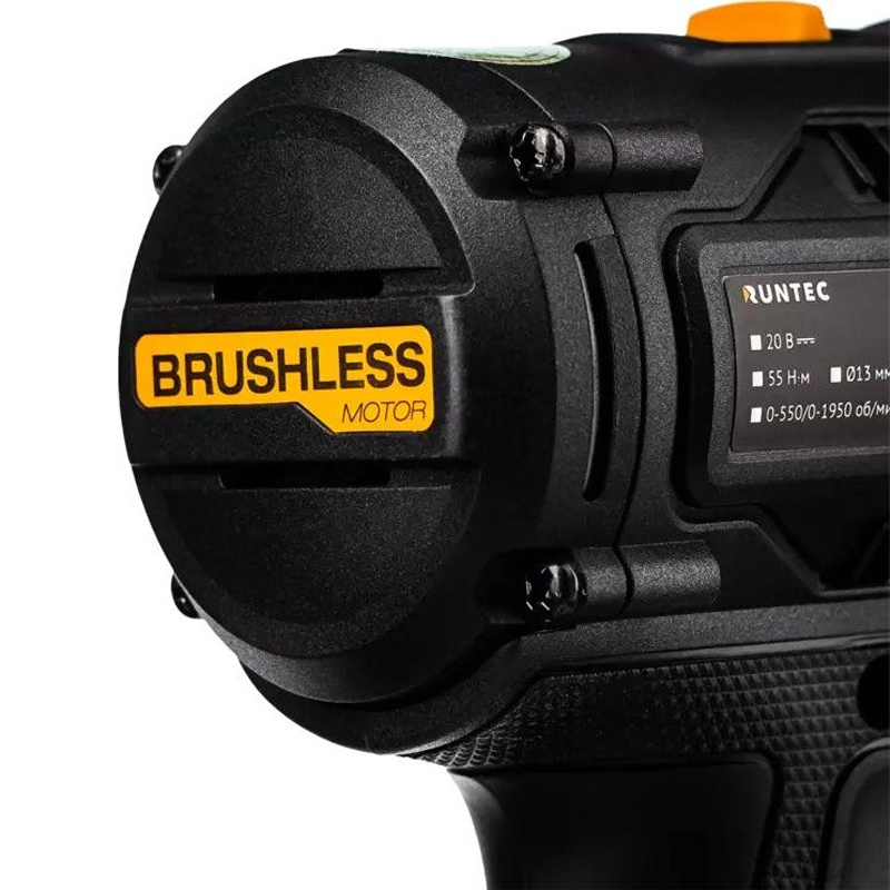 Дрель-шуруповерт Runtec PRO RT-ID222 ударная аккумуляторная 13 мм, 20В, 2*2Ач, 55Нм в Туле