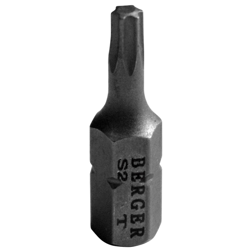 Биты Berger BG2385, магнитные, Torx6, 25 мм, 2 шт., S2 в Костроме
