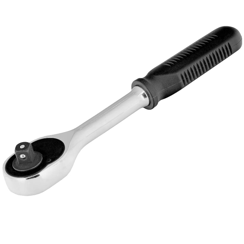 Ключ-трещотка Сибртех 14002, 3/8", 45 зубьев, с быстрым сбросом, CrV, хром  в Твери