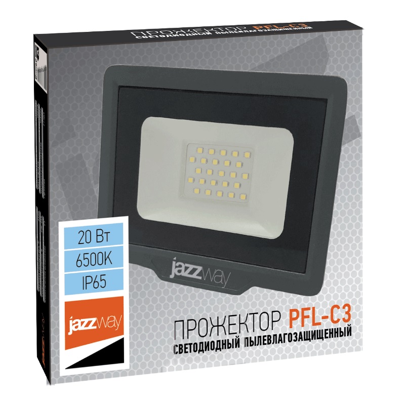 Прожектор светодиодный JazzWay PFL-C3 20W 6500K IP65 5023543A в Иваново