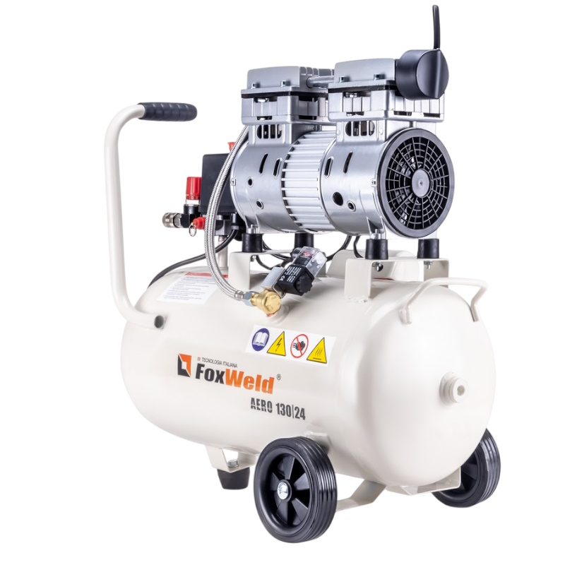 Компрессор безмасляный FoxWeld AERO 130/24 5374, oil-free  в Костроме