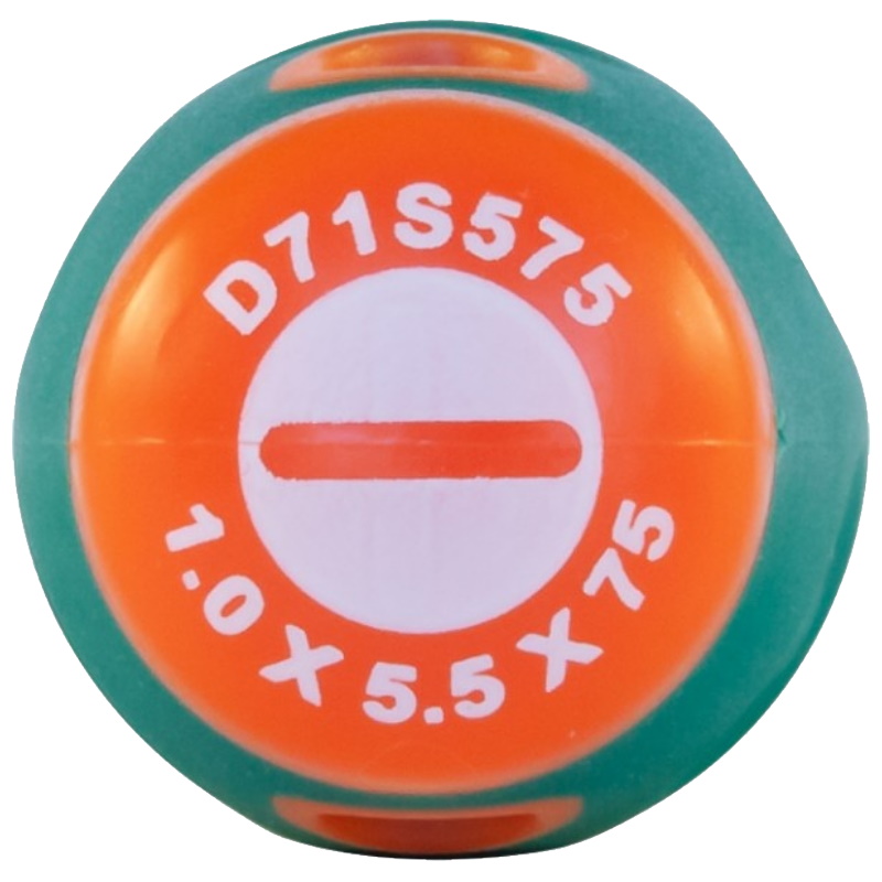 Отвертка стержневая шлицевая Jonnesway Anti-Slip Grip D71S575, SL5.5х75 мм в Угличе