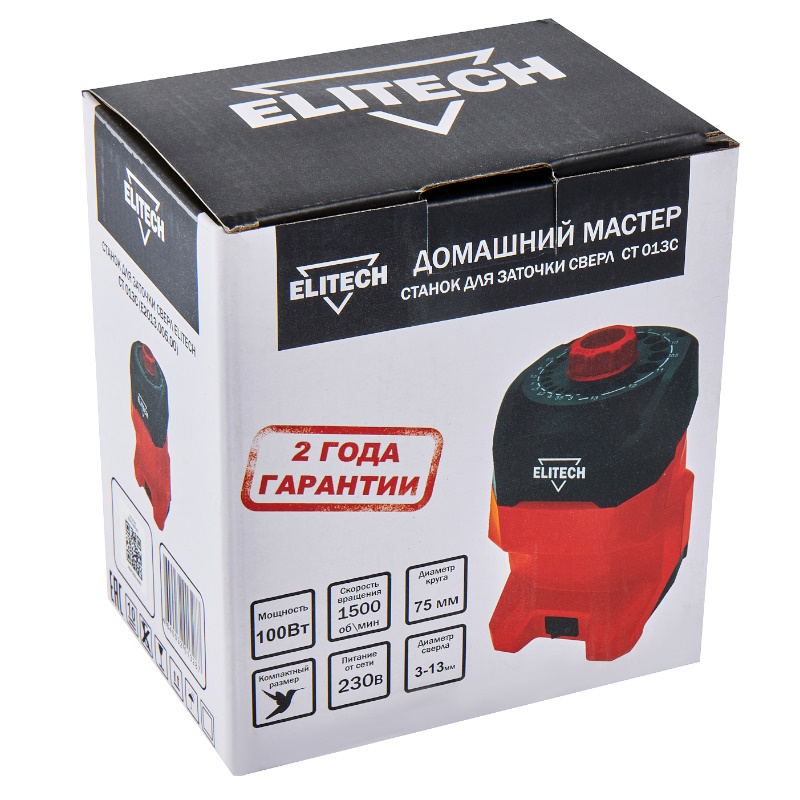 Станок для заточки свёрл Elitech ДМ СТ 013С E2013.005.00 204035 в Костроме