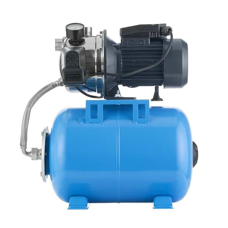 Станция авто водоснабжения Unipump AUTO JS 80, 900 Вт max (600 Вт), Hmax-38м, Qmax-45 л/мин, корпус-нерж.сталь, 24429 в Туле