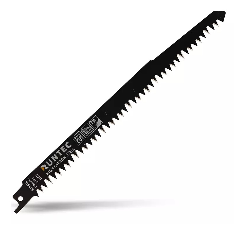 Полотно для сабельной пилы по дереву Runtec S 1531 L RT-S1531L, HCS, 240 мм, 5 шт в Кинешме