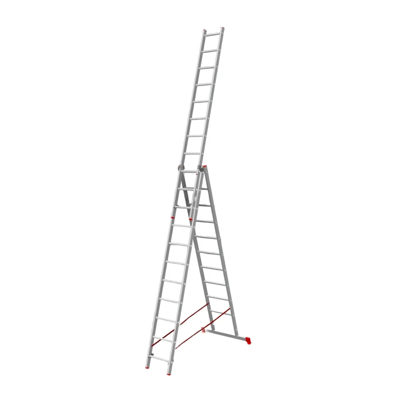 Лестница алюминий Startul PRO ST9942-10 3-х секц 250631264см 3х10 ступ 153кг 20029₽