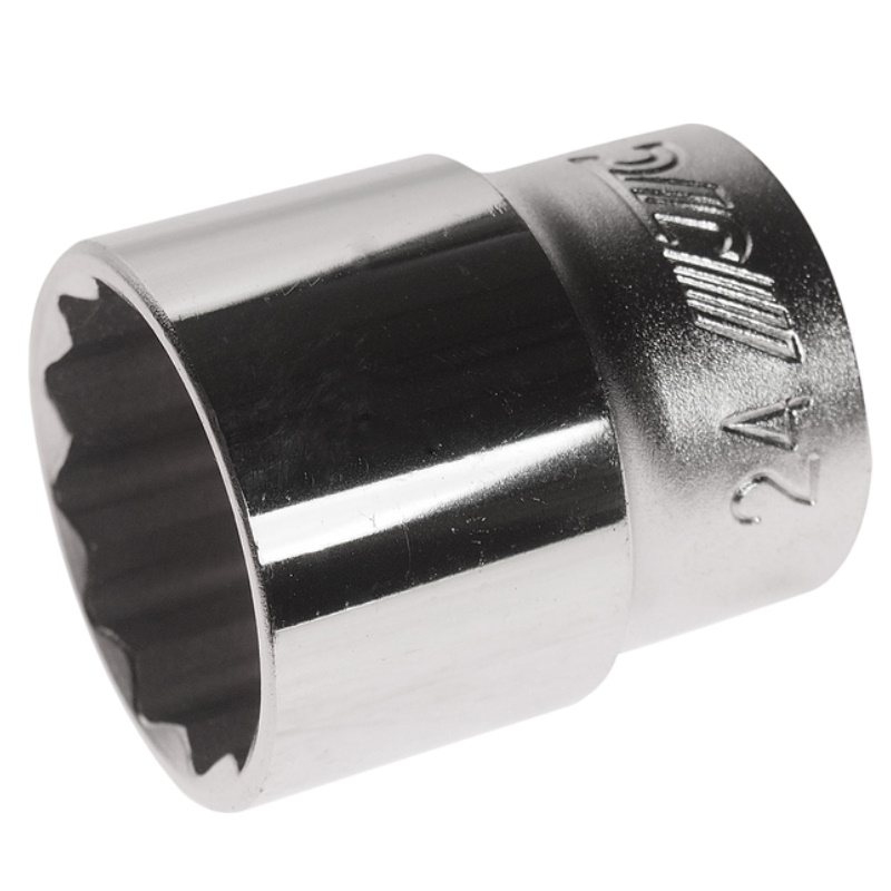 Головка торцевая JTC JTC-43924, 12-гранная, 1/2" х 24 мм, длина 38 мм  в Твери