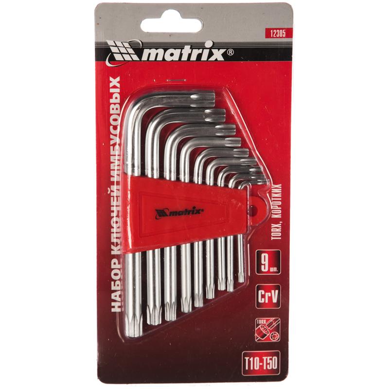 Набор коротких имбусовых ключей Matrix 12305 (TORX, г-образные, 0.28 кг) в Угличе