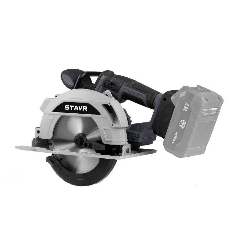 Пила дисковая аккумуляторная Stavr SCW 18BL-165 18V UNI-M 9021000076, 165мм, BL, диск 165х20мм, без АКБ и ЗУ, диск, упор в Муроме