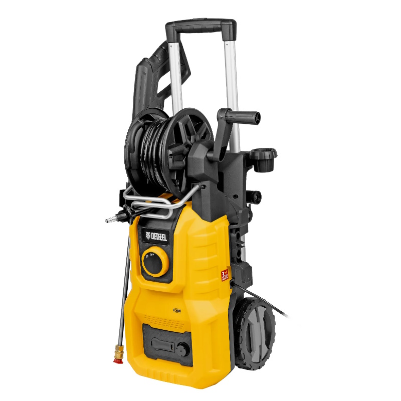 Мойка высокого давления Denzel R-200D 58264, 200 бар, 2400 Вт, 420 л/ч, с барабаном в Череповце
