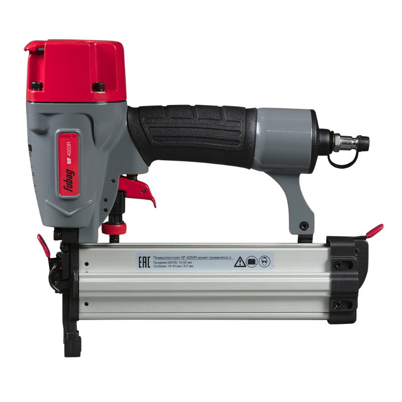 Пистолет гвоздескобозабивной Fubag SF4050R 100353 гвозди 10-50мм скобы 16-40мм ширина скобы 57мм х 105х125 100 шт рег длины забития
