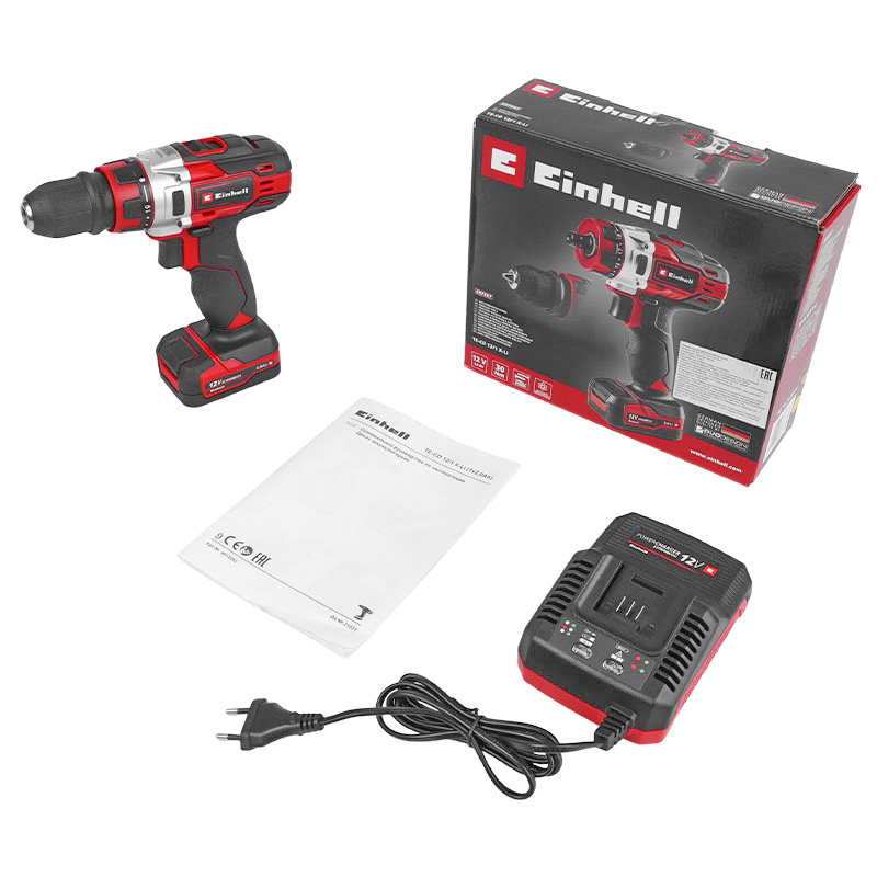 Дрель аккумуляторная Einhell TE-CD 12/1 X-Li 4513592, 1x2.0 Ah в Рыбинске