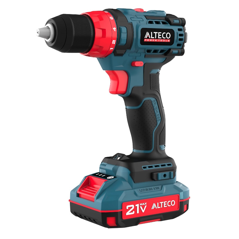 Бесщеточная аккумуляторная дрель шуруповёрт Alteco CD 21-45 BL 71403