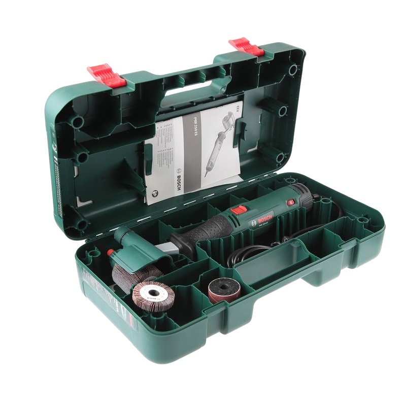 Шлифмашина щеточная Bosch PRR 250 ES 0.603.3В5.020 (электрическая, набор насадок) в Иваново